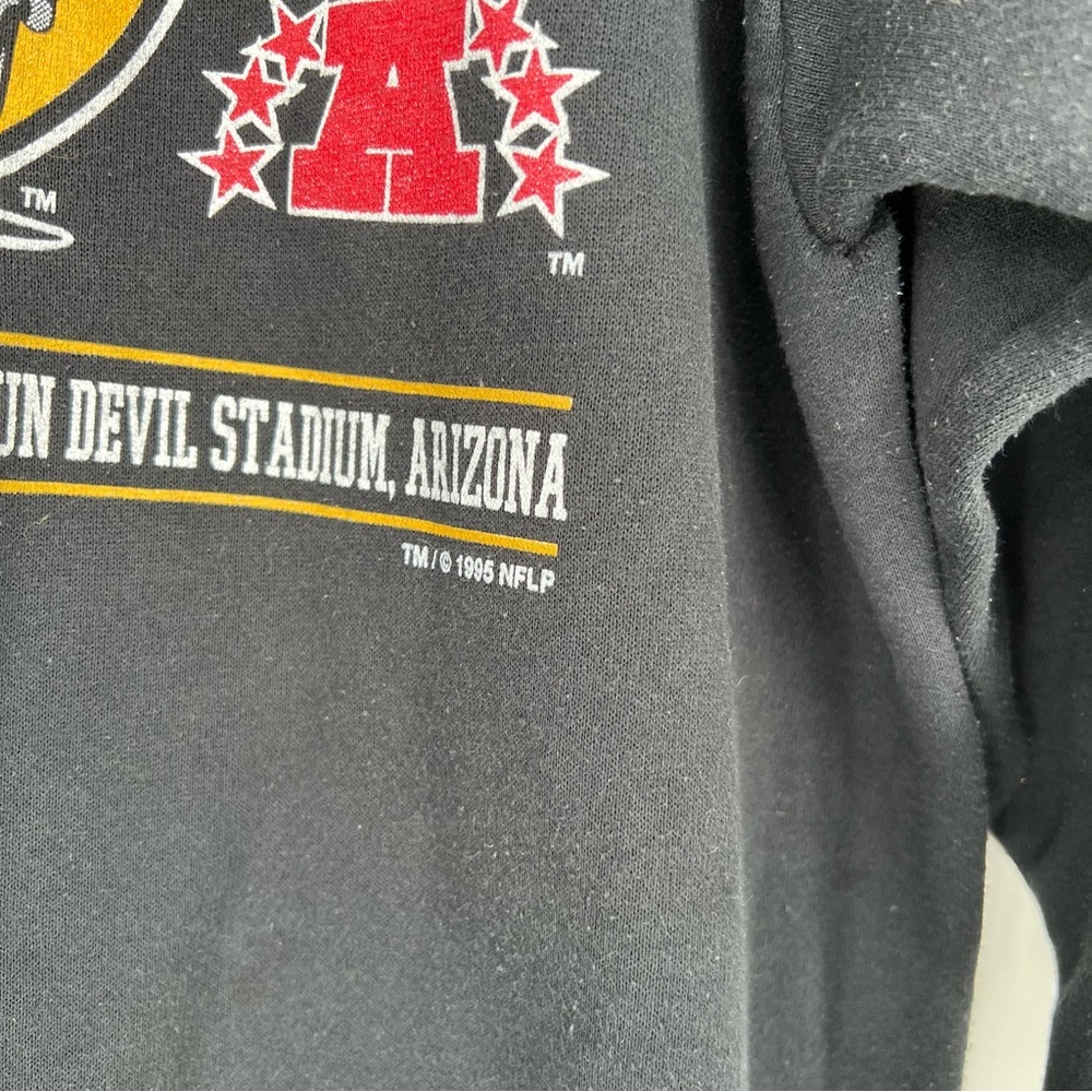 Vintage 1995 AFC Champion Pittsburgh Steelers sweatshirt XL Cotton Blend - Picture 7 of 16